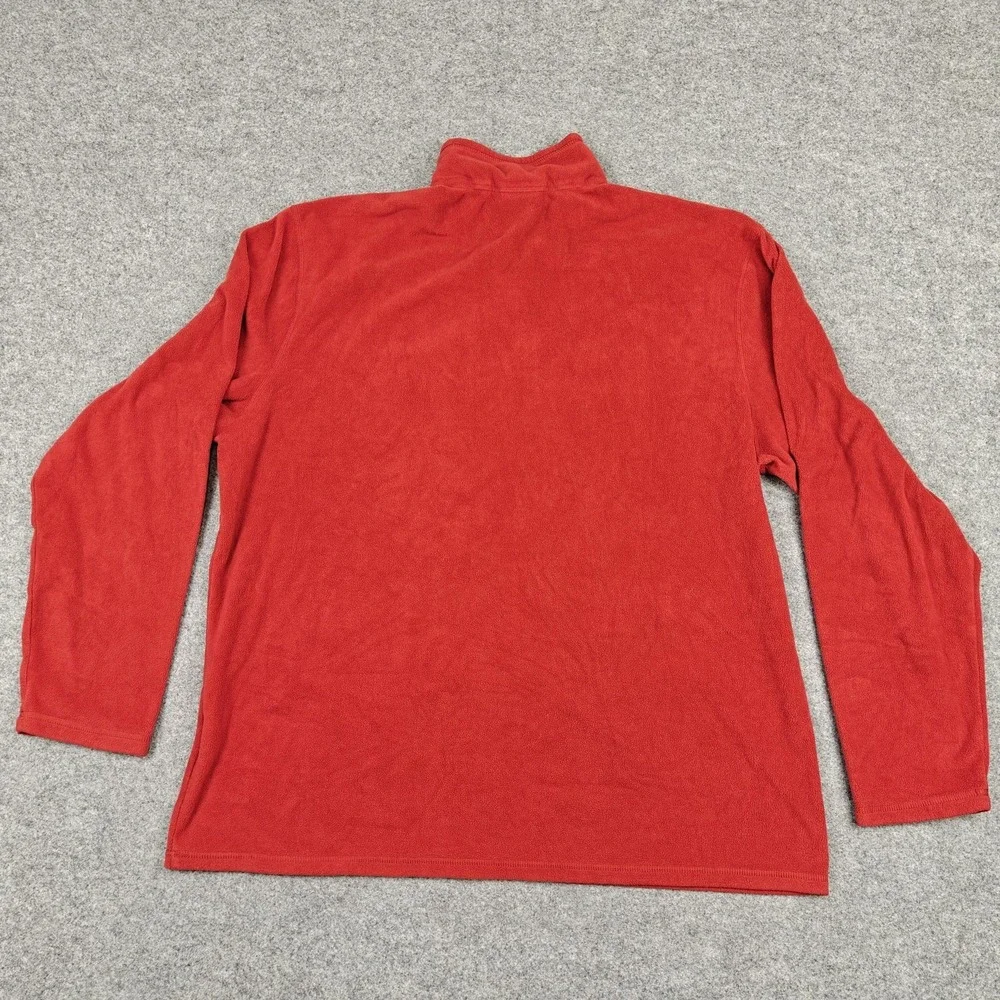 The North Face‎ Pullover Mens XL Red Polartec Classic Fleece 1/4 Zip Hiking